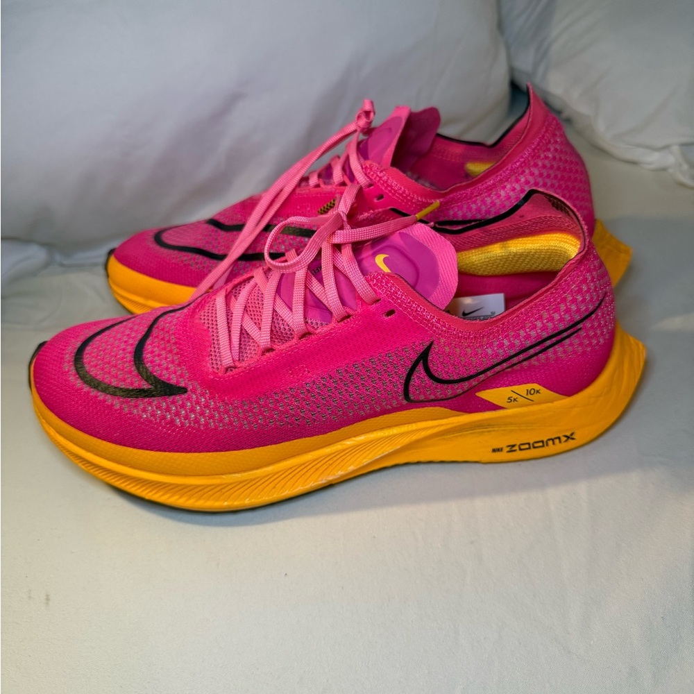 Nike Women's Vibrant Pink and Yellow Athletic Shoes